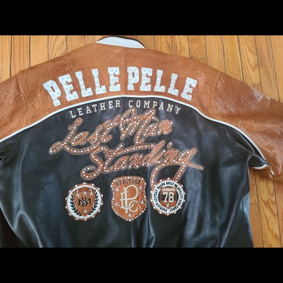 Marc buchanan pelle pelle leather jacket